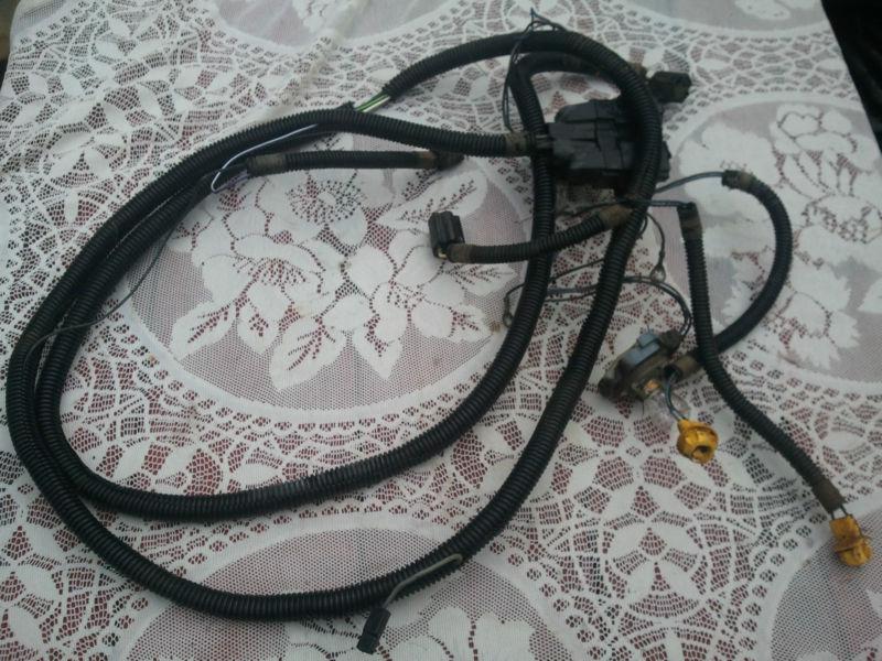 1987 jeep wrangler yj headlight grille wiring harness turn signal marker light 