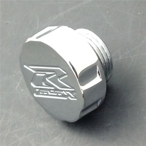 For suzuki gsxr 600 750 1000 1100 chrome billet oil filler brake reservoir cap