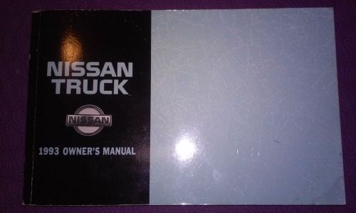 93 nissan d21 truck owners manual