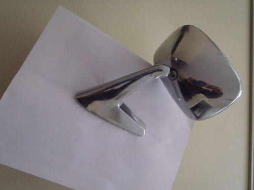 Vintage universal chrome style muscle car/ rat rod d/side view mirror