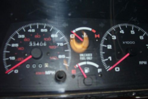 91 92 93 tracker speedometer cluster w/tach