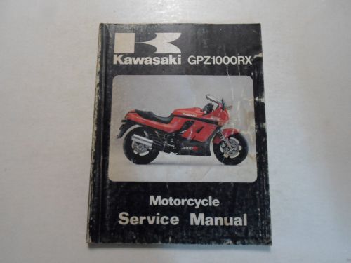 1985 kawasaki gpz1000rx motorcycle service repair shop workshop manual x 1985