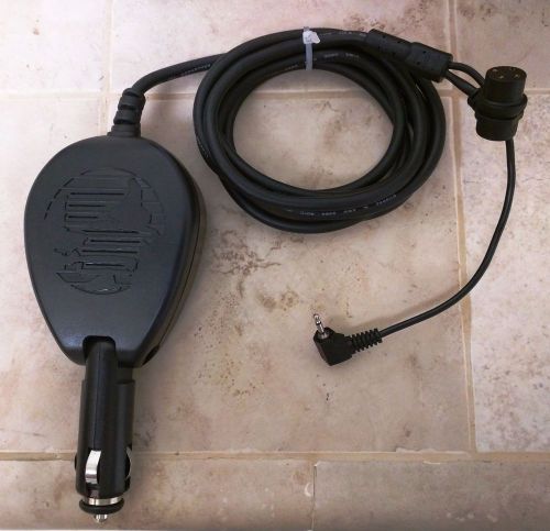 Garmin streetpilot 3 iii 12 volt auto cigarette lighter power cable with speaker