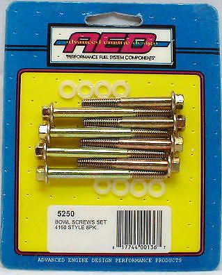 Aed holley carb fuel bowl screw set 4160 style 600 750 carburetor