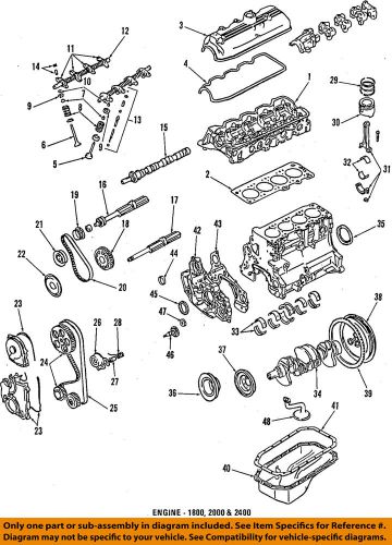 Mitsubishi oem 85-88 tredia crankshaft-pulley md078712