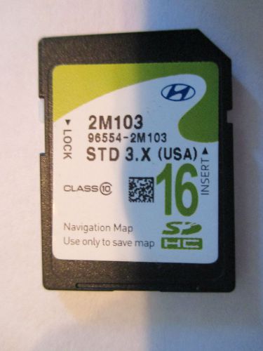 2013 2014 2015 hyundai genesis coupe navigation gps sd card map oem 96554-2m103