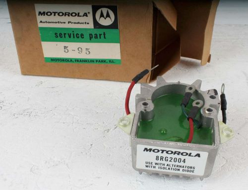 New 8rg2004 motorola voltage regulator for alternators w/ isolation diode