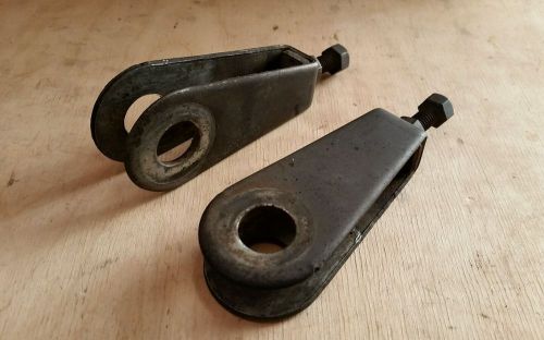 1981 81 suzuki gs 550 rear chain adjusters (2) oem suzuki gs550 brat bobber cafe