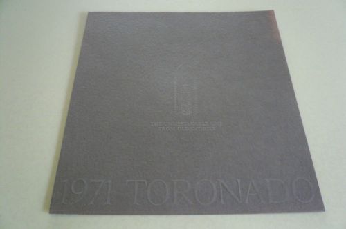 1971 oldsmobile toronado sales brochure - vintage