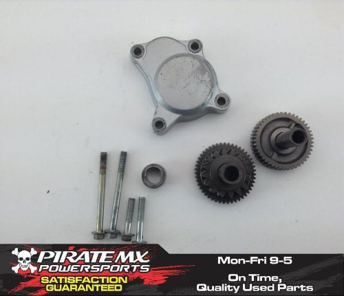 Engine starter gears &amp; cover from honda trx 400ex 2002 #96