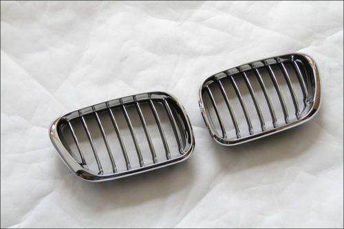 Fit bmw x5 e53 1999-2006 new style chrome front grille mesh grill vent