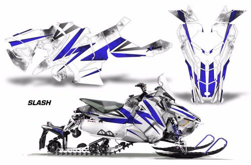 Amr racing sled wrap polaris axys snowmobile graphics sticker kit 2015+ slash u