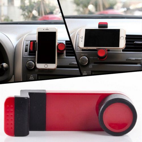 Red car air vent phone bracket clip case holder mount for iphone 6 plus fit bmw