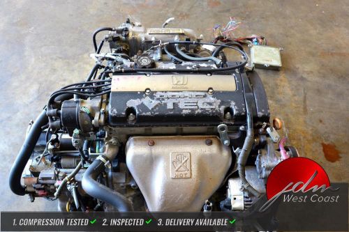 Jdm honda h22a engine blacktop obd2 97-01 prelude/accord 2.2l ecu, harness,