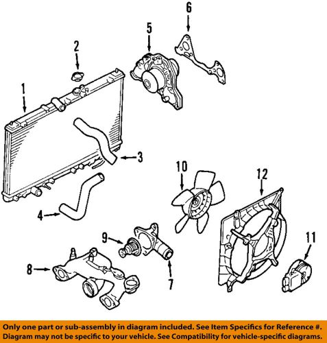 Mitsubishi oem 04-09 galant radiator-lower hose mr571078