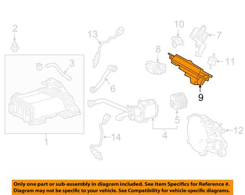 Lexus toyota oem 2015 nx200t 2.0l-l4 emission-vacuum tank 2571936010