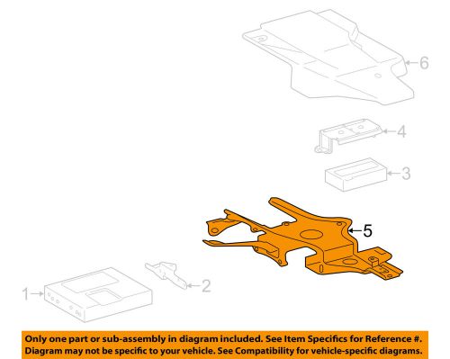 Lexus toyota oem es300h communication system-battery lower bracket 8671933210