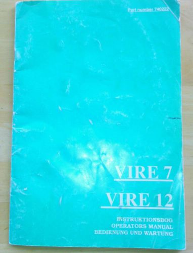 Vire marine engine literature