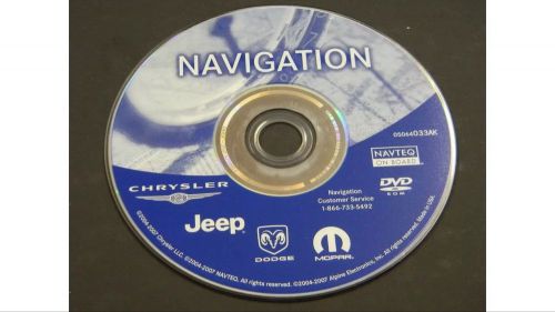 Chrysler dodge jeep navigation disc dvd cd 033ak nav map disk voyager gps