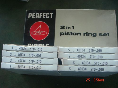 Vintage nos perfect circle piston ring 40134 .010 set chevrolet ford dodge????