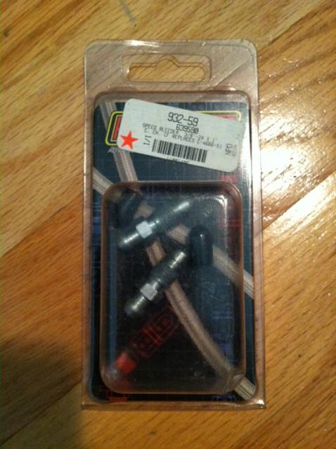 Mustang speed bleeder screw + ford 3/8-24 - set of 2 in package