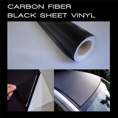 5ft x 5ft twill-weave black carbon fiber vinyl wrap sheet 3d bubble free air #5