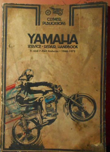 Clymer yamaha repair handbook 5 &amp; 7 port enduros 1968-72