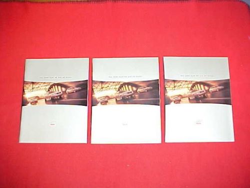 2000 original audi a6 avant brochure dealer sales literature catalog 00 lot of 3