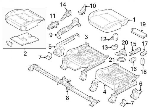 Ford oem seat track cover bb5z7861748ac image 5