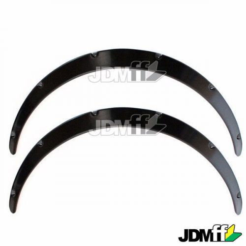 Universal jdm fender flares wheel arch abs plastic 2 inch (50mm) 2pcs