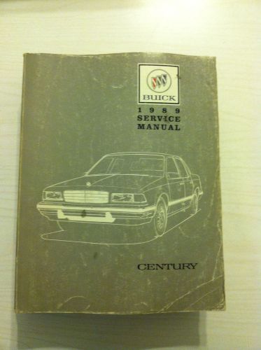 1989 buick century service manual