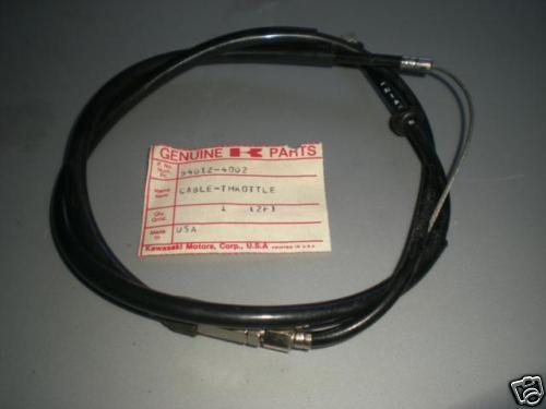 Nos kawasaki klt250 throttle cable 54012-4002