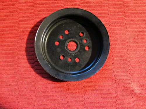 1975 76 77 corvette crankshaft pulley 346300 aa 2 deep grooves c3 original gm