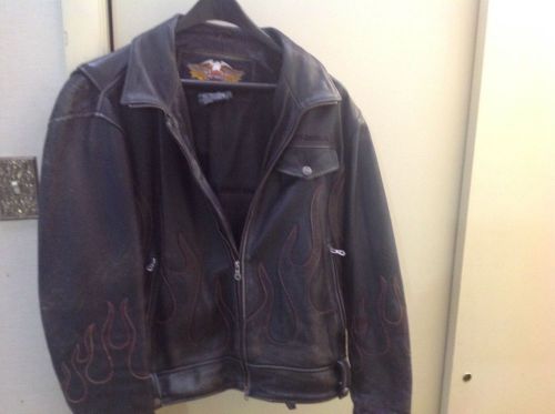 Harley davidson leather riding jacket