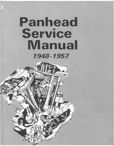 Panhead 1948-1957 harley davidson  repair manual o.h.v. twin models