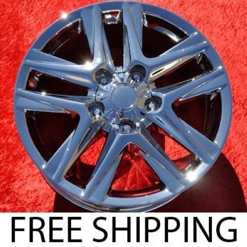 Set of 4 chrome 20&#034; lexus lx570 oem wheels rims lx470 tundra land cruiser 74280