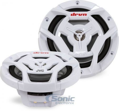 Jvc cs-dr6201mw 100w rms 6.5&#034; 2-way coaxial marine stereo speakers