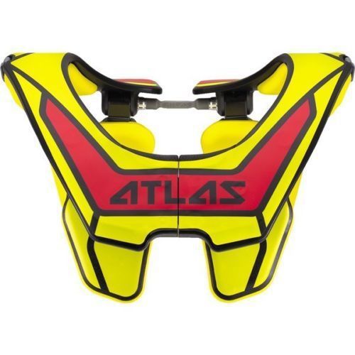 Atlas air neck brace adult medium hi vis yellow