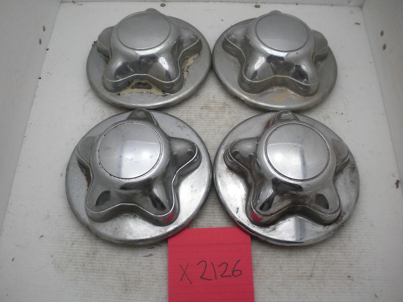 Set of 4 oem 97 98 99 00 01 02 03 04 ford f150 pickup center caps hubcaps