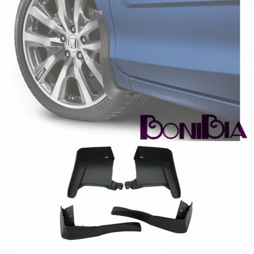 For 2014-2015 honda accord black mudguards splash mud flaps fender combo kit