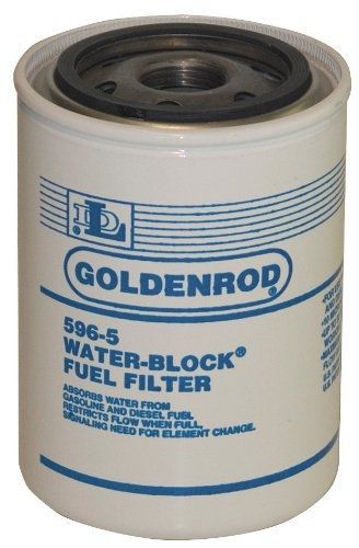 Goldenrod (596-5) fuel tank filter replacement water-block canister