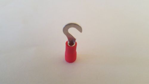 50 pcs. vinyl insulated hook terminals 22-14 awg. #6