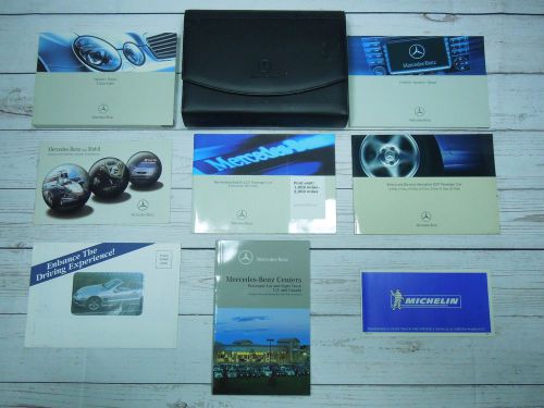 2006 mercedes benz e class e350 owners manual set w/ comand navigation