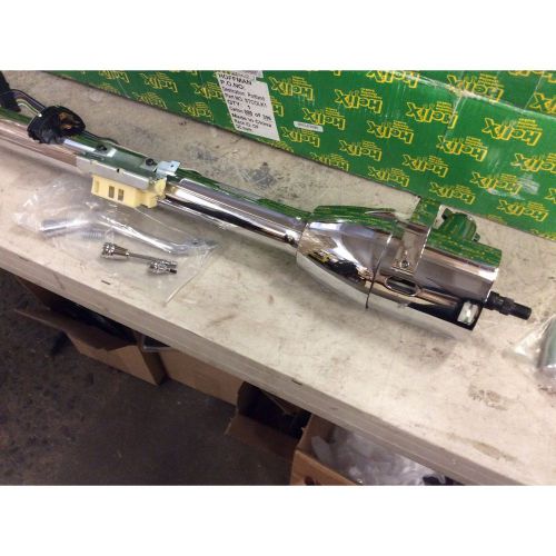 33 inch chrome steering rack w/ built in ignition gear window auto no reserve