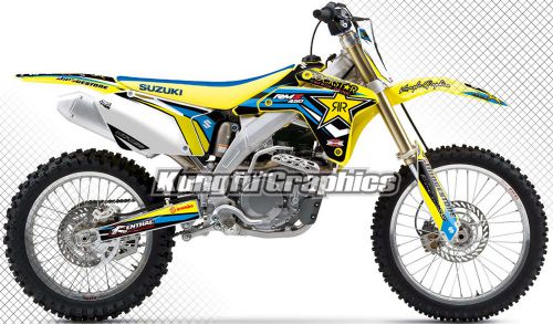 2005 2006 suzuki rmz 450 motocross backgrouds protector deco kungfu graphics kit