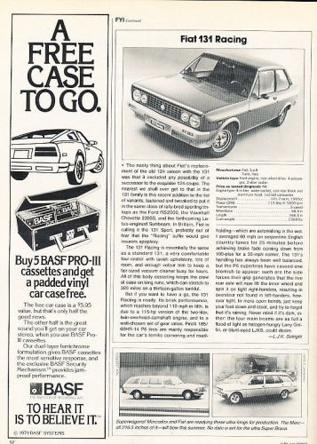 1979 fiat 131 racing -  classic article d19