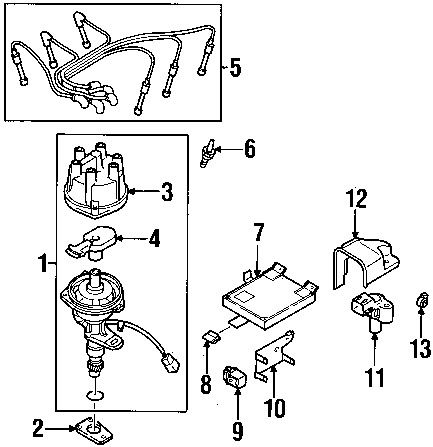 Nissan 220607b000 genuine oem knock sensor