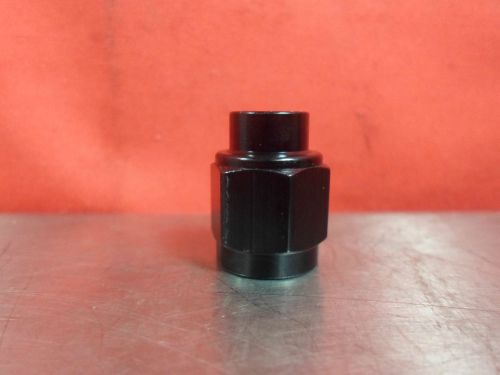 Fragola 492906 black  aluminum 6an flare cap #6 -6 -6an