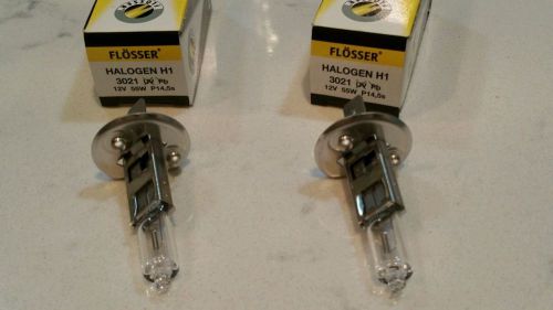 Volkswagen beetle ..flosser h1 55w two  (2) head light  bulb  halogen lamp