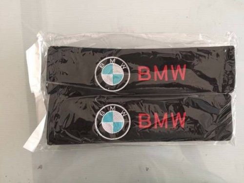 2x pads seat belt cover pad 2 pcshand-made for bmw and any car